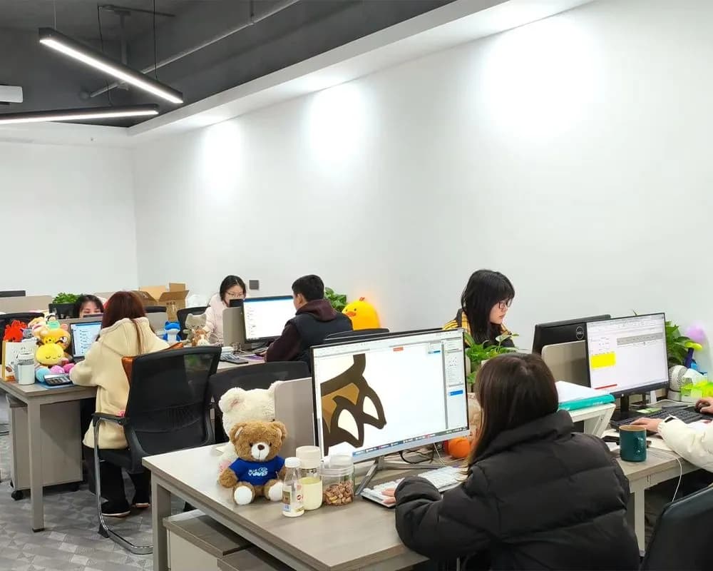 Our sales and merchandising desk, where enquiries are answered